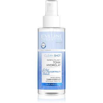 Eveline Cosmetics Clean Shot 6% Electrolyte Complex tonic hidratant - imagine 2
